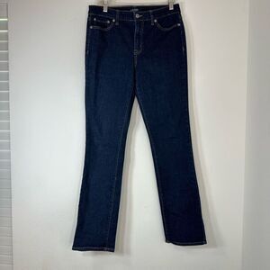 Lauren Ralph Lauren Premier Straight Darkwash Denim Jeans Women’s 6